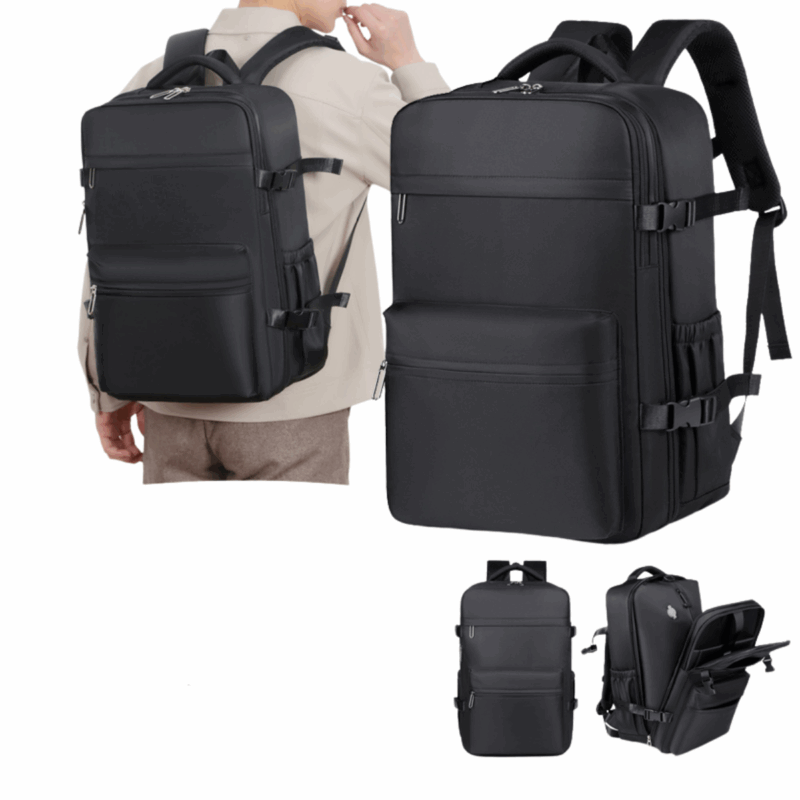 Morral de viaje al vacío BE-BA con inflador incluido y compartimiento desmontable