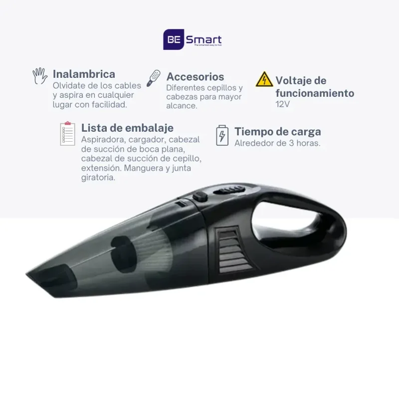 Aspiradora Manual Portatil BE-AP2022 - Image 3