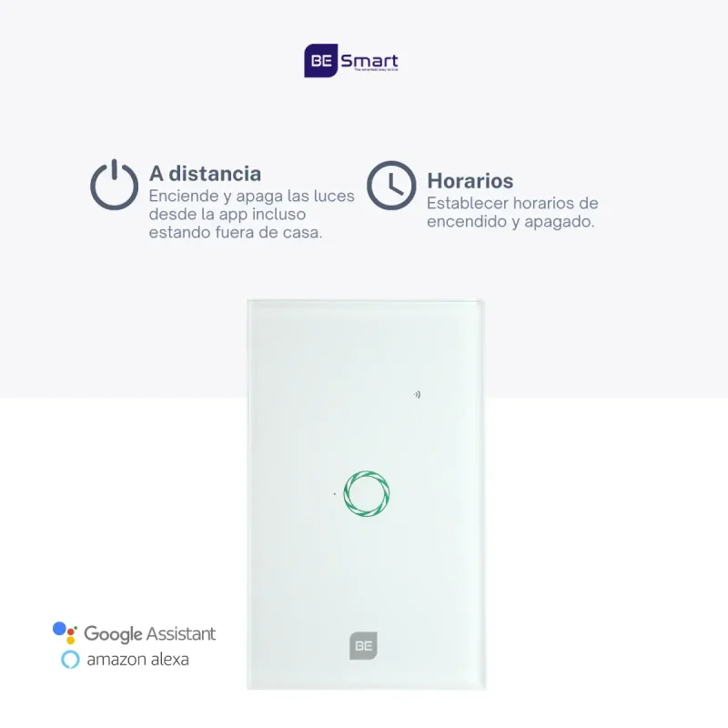 Interruptor Inteligente BE-301 Wifi 1 botón - Image 2