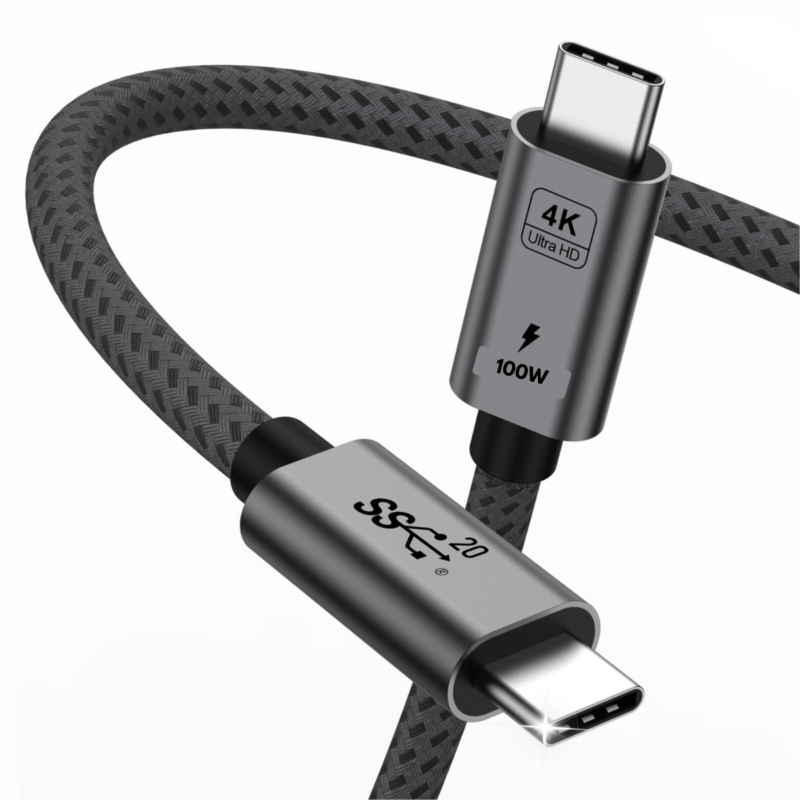 Cable Cargador USB-C a USB-C 100W (20V/5A) BE-C2