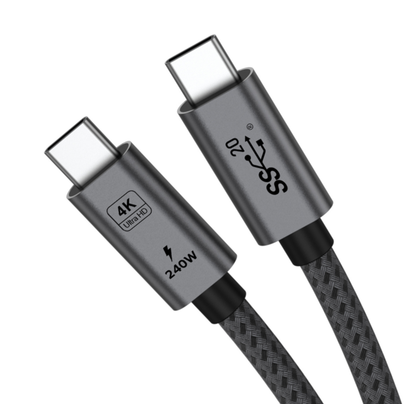 Cable Cargador USB-C a USB-C 240W (48V/5A) BE- C3