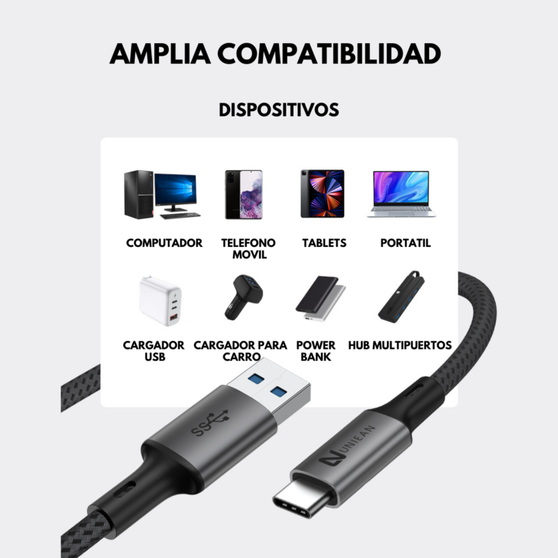 Cable Cargador USB a USB-C 15W (3V/5A) BE-C4 - Image 4