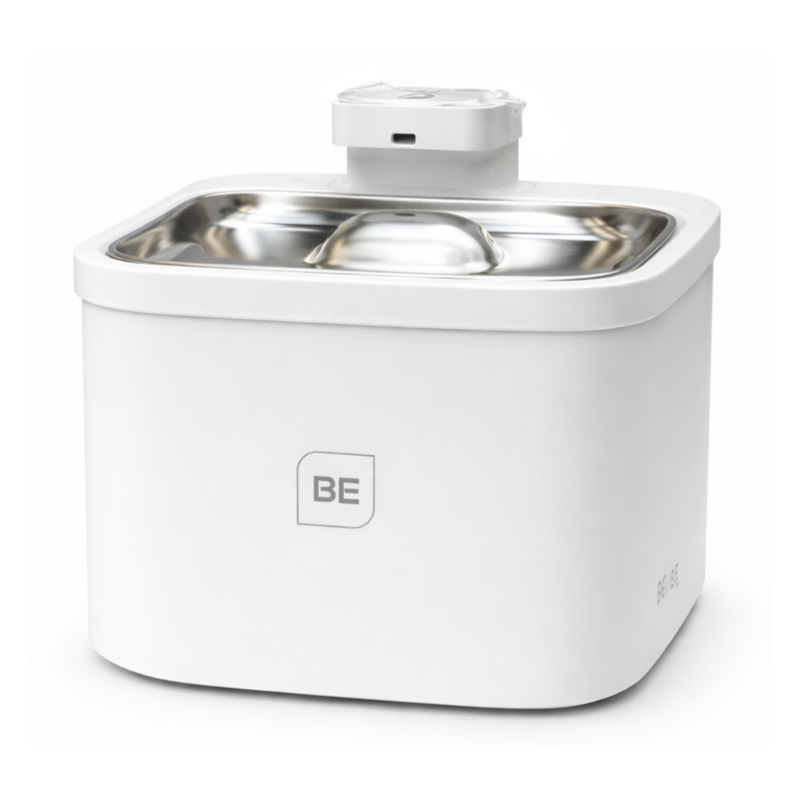 Fuente de Agua Inteligente para Mascotas BE-FA1 | Filtro, Sensor de Movimiento, App y Batería Recargable