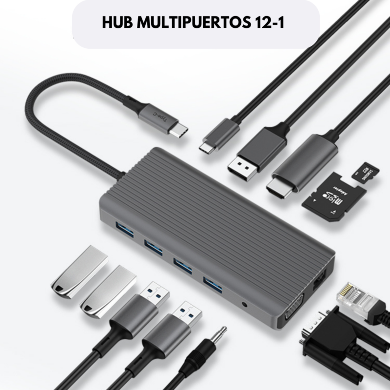 Hub Multipuertos 12-1 BE-HUB3 - Image 2