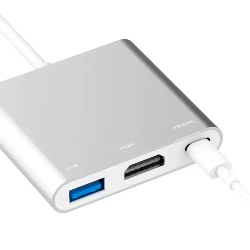 Hub Multipuerto USB Tipo C 3 en 1 BE-BZ07
